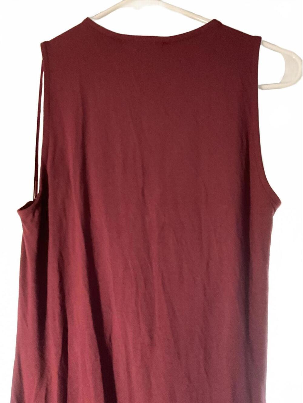 Nordstrom Rack Sleeveless Maxi Dress - Burgundy Twist Detail by Rack - Picture 8 of 9